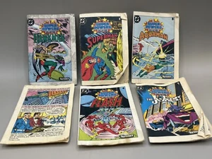 Vintage 1983  Kenner DC Super Powers Lot of 6 Mini Comic Books - Picture 1 of 19