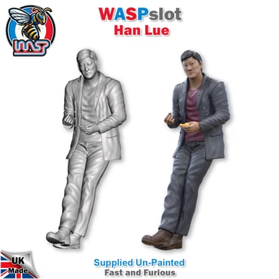 Han Lue Fast and Furious Unpainted Figure 1:24 Scale Wasp HL 24 - Image 1 of 2