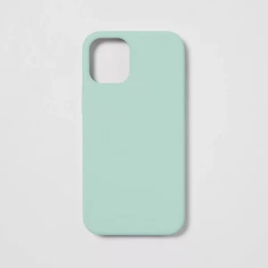 Mini funda de silicona heyday™ Apple iPhone 12 - verde azulado claro - Imagen 1 de 3