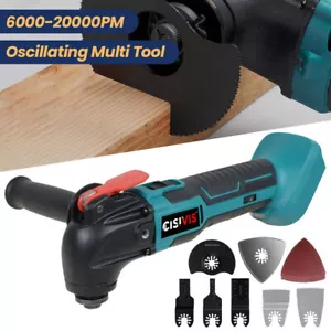 For Makita 18v Li-ion Cordless Multi Tool Oscillating Sander Cutter Grinder Saw - Picture 1 of 19