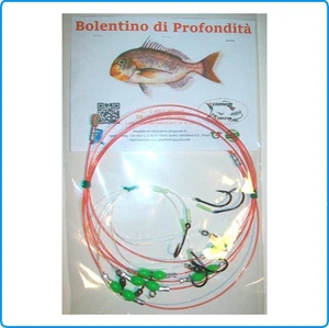 TERMINALE BOLENTINO PROFONDO PARAGO RED PESCA PARAGHI OCCHIONE CERNIE SCIABOLA - Foto 1 di 1