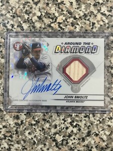 2023 Topps Pristine John Smoltz Around the Diamond GU Relic Auto 29/99 Braves