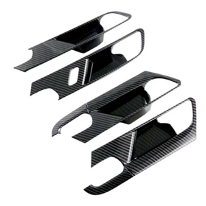 Kohlefaser Schwarz Innere Zuggriffabdeckung Für Mazda CX-50 2023 Linkslenker - Picture 1 of 5