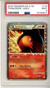 PSA 9 MINT Typhlosion Holo 2010 HG & SS #110 - Picture 1 of 2