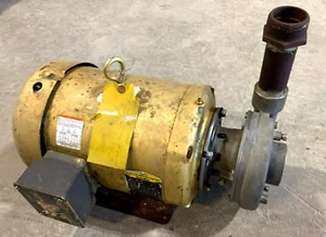 Baldor 10Hp Boiler Feed Pump 3450RPM Motor Stainless Steel Pump 2" x 1-1/2" - Picture 1 of 8