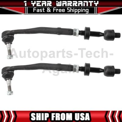 2 Inner Tie Rod End Fits 2001-2003 BMW 525i 1997-2000 BMW 528i - Изображение 1 из 4
