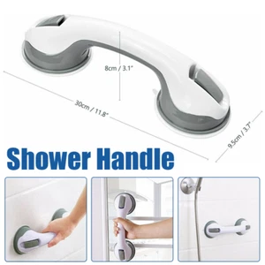 Shower Handle Handicap Elderly Bathroom Safety Grab Bars Suction Grip Anti-slip - Picture 1 of 12