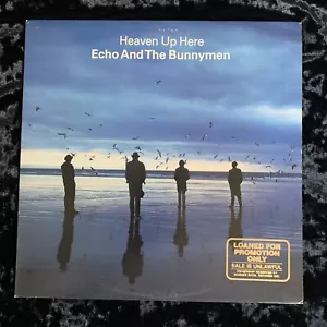 ECHO AND THE BUNNYMEN Heaven Up Here EX SIRE SRK 3569 Original PROMO LP w/inner - Picture 1 of 6