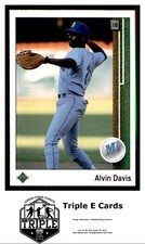 1989 Upper Deck #105 Alvin Davis Seattle Mariners ~A2P