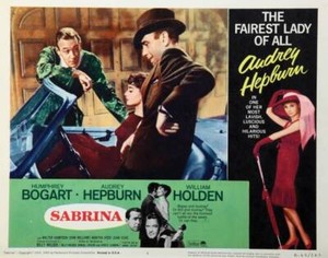 Sabrina Lobby Card William Holden Audrey Hepburn Humphrey OLD MOVIE PHOTO
