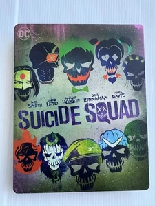 Suicide Squad -Blu-ray, Steelbook, 2 Disc set - Free postage VGC Region B - Picture 1 of 3