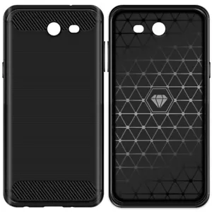 Anti-Slip Carbon Fiber Soft Slim TPU Case for Samsung Galaxy J3 Emerge SM-J327P - Picture 1 of 1