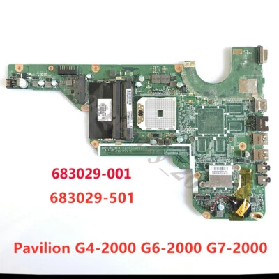 DA0R53MB6E1 683029-501 683029-001 For HP G4-2000 G6 G6-2000 G7 AMD Motherboard - Image 1 of 4