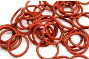 1-5mm Cross Section Food Grade Silicone Rubber O-Rings Seal Washer Red ALL SIZES - Picture 1 of 7