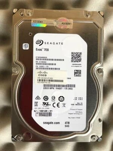 Seagate 1V4207-175 CISCO 4TB 7.2K 12Gbps SAS LFF 3.5" HARD DRIVE/ ST4000NM0025 - Picture 1 of 3