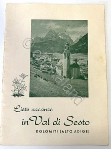 Brochure Dolomiti - Liete vacanze in Val di Sesto - 1958 - Picture 1 of 2