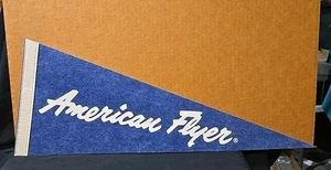 Vintage American Flyer Trains pennant - 24" - Excellent shape! - Picture 1 of 7