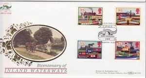GB Stamps First Day Cover Inland Waterways, Canals, Narrow Boat BENHAM 1993 - Picture 1 of 1