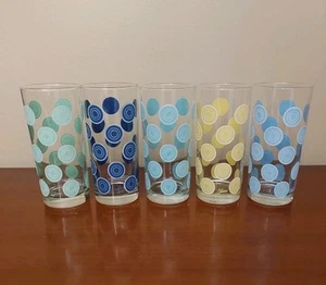 5 Fiesta Fiestaware Dots & Circles Tumblers 6 1/4" - Picture 1 of 5