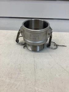 Acoplador de leva y ranura de sellado SS 304 B-1 1/2 EE. UU. - Imagen 1 de 6