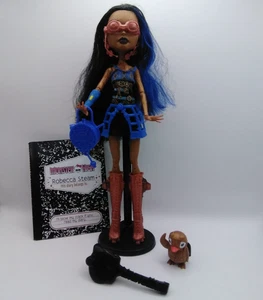 Monster High First Wave Robecca Steam Doll With Bag, Pet, Diary And Stand - Picture 1 of 20