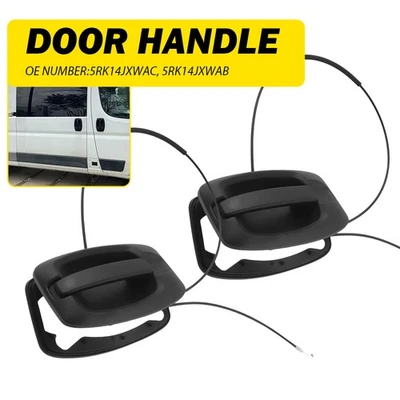 Manija de puerta exterior trasera + cable para furgoneta 2 piezas 14-22 Ram ProMaster 3500 1500 2500 Foto 1 de 4
