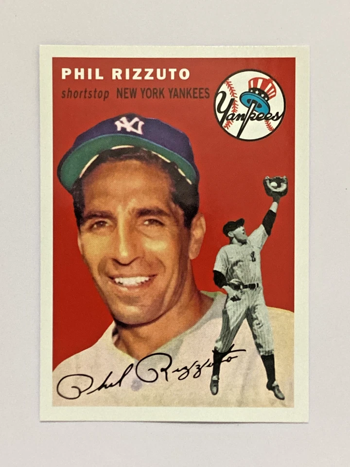 2019 Topps Iconic Card Reprints #ICR-20 Phil Rizzuto Yankees 1954 #17 - Image 1 of 2