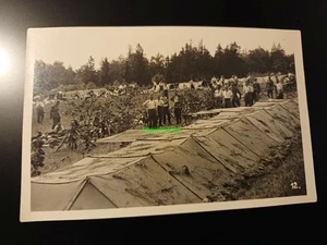 Deutsche Wehrmacht, Biwak wird aufgebaut , Altes Foto 1935 - Bild 1 von 2