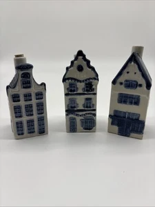 Rynbende KLM Canal House bottiglia di liquore Delft blu (3) vuota 3 6 19 - Foto 1 di 11