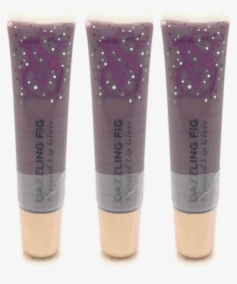3 NEW Sealed Victoria's Secret Sealed Flavored Lip Gloss Dazzling Fig New - Image 1 of 1