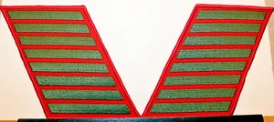 USMC US Marine Corps Male 8th Enlistment Service Stripes Pair for Alpha Dress - Picture 1 of 3