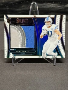SAM LAPORTA 2023 SELECT ROOKIE JUMBO PATCH WHITE PRIZM RC /75 LIONS - Bild 1 von 3