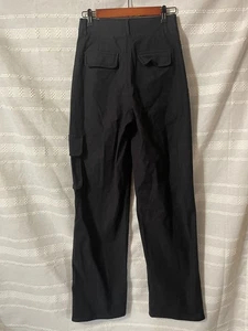 Pantalones de vestir American Tall negros cargo pierna ancha para mujer talla 2T 48,00 - Imagen 1 de 5