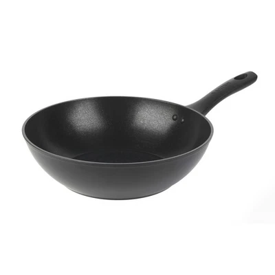 Salter Stir Fry Pan Wok Non-Stick 28 cm Geo Hex Patterned Surface Easy Release - Image 1 of 4