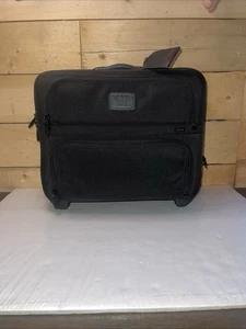 Tumi Alpha 2-wheel Expanding Rolling Carry On Briefcase Wheeled w/Lock  - Picture 1 of 15