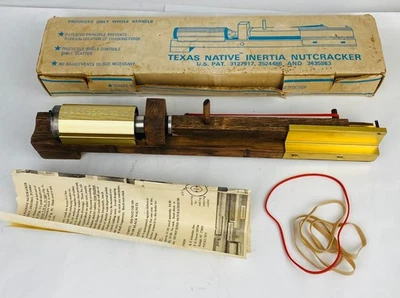 Vintage Texas Native Inertia Nutcracker #7141 w/ Instructions Original Box +Pick - Image 1 of 4