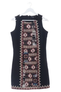 DESIGUAL Abito longuette Donna Abito Taglia IT 44 nero-marrone-bianco sporco - Foto 1 di 5