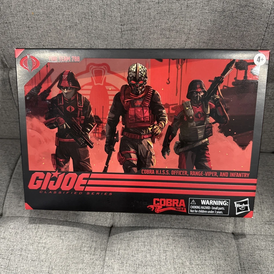 GI Joe Classified Series 110 Cobra HISS Fire Team 788 6" Figure Set Hasbro 2023