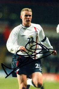 ENGLAND, RANGERS & EVERTON: MICHAEL BALL SIGNED 6x4 ACTION PHOTO+COA - Picture 1 of 1