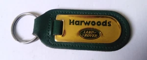 Land Rover Harwoods 90s dealer keyring, with gold acrylic logo, used but VGC - Picture 1 of 4