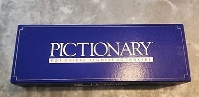 Vintage Norwegian/ Danish Pictionary Board Game- New Open Box - Image 1 of 4