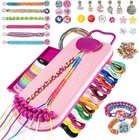 Freundschaftsarmband-Bastelset Handwerksset für Kinder 6-12 Rot Schmucksets