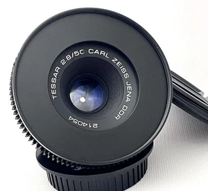 Carl Zeiss Jena DDR Tessar f/2.8 50mm Cine Mod Prime Lens Canon EF Mount - Picture 1 of 11