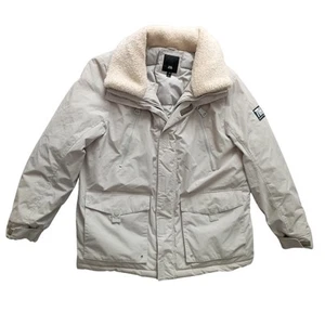 River Island Padded Jacket With Fleece-Lined Collar - Size L (Brand New W/ Tags) - Picture 1 of 9
