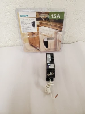 *USED* Siemens 15-Amp AFCI/GFCI Dual Function-Circuit Breaker (Q115DFP) - Image 1 of 4