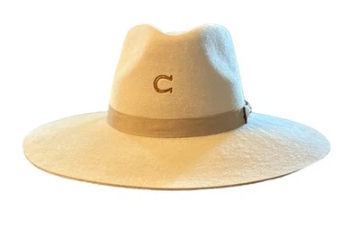 Charlie 1 Horse Mujer Sombrero de Carretera Vientre Plateado Beige Mediano Lana Fieltro Vaquera Foto 1 de 4