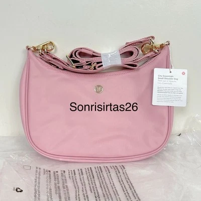 Bolso de hombro pequeño Lululemon City Essentials 3L rosa neblina Foto 1 de 4