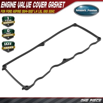 Junta de cubierta de válvula de motor para Ford Aspire 1994 1995 1996 1997 L4 1,3 L GAS SOHC Foto 1 de 4
