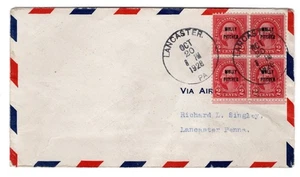 #646 Molly Pitcher 1928 FDC - no oficial u/o Lancaster PA - Imagen 1 de 2