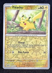 🔥Pikachu 025/165 S&V: 151 Reverse Holo TRUE Treasure! (Karte#/Pokemon# MATCH!)B - Bild 1 von 2